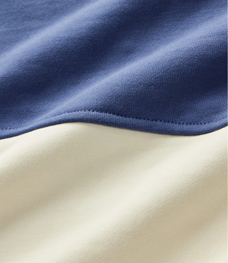 RM Williams Trickett Panel Sweatshirt in Ivory-5