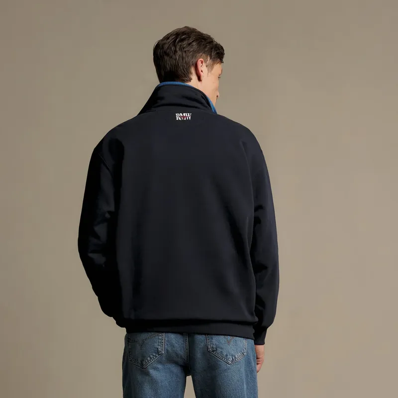 RM Williams Classic RMW 1/4 Zip Men's Quarter Zip in Navy-2