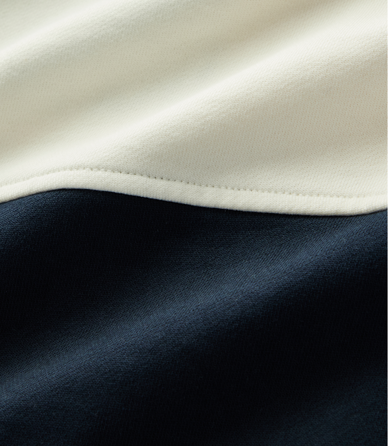 RM Williams Heritage Panel 1/4 Zip in Navy-5
