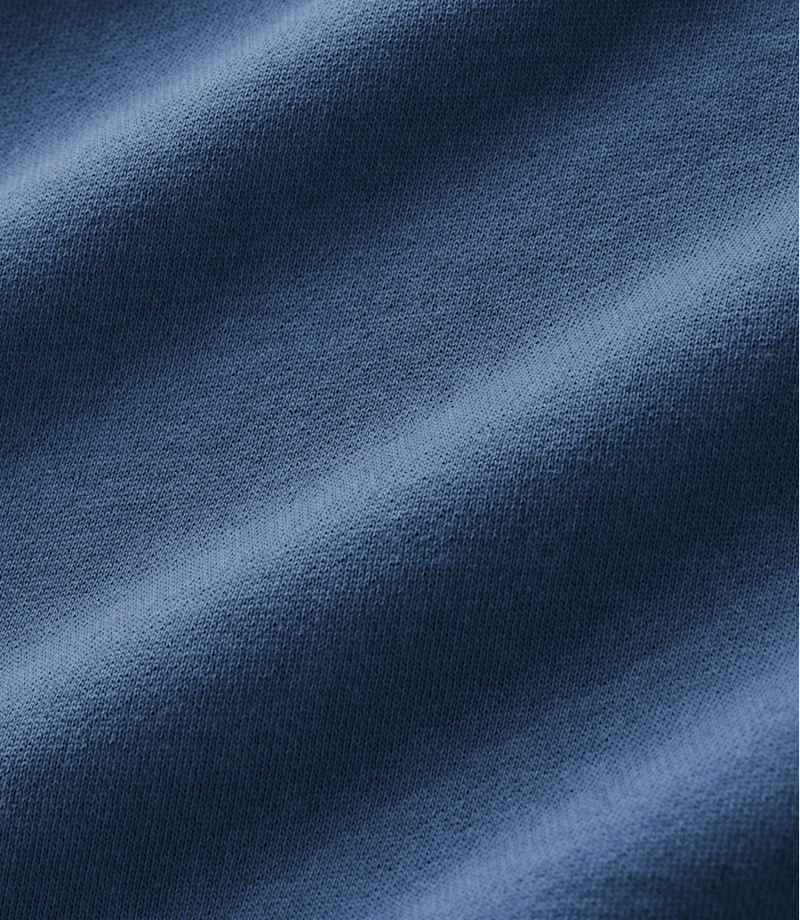 RM Williams Mulyungarie 1/4 Zip Sweatshirt in Mid Blue-5