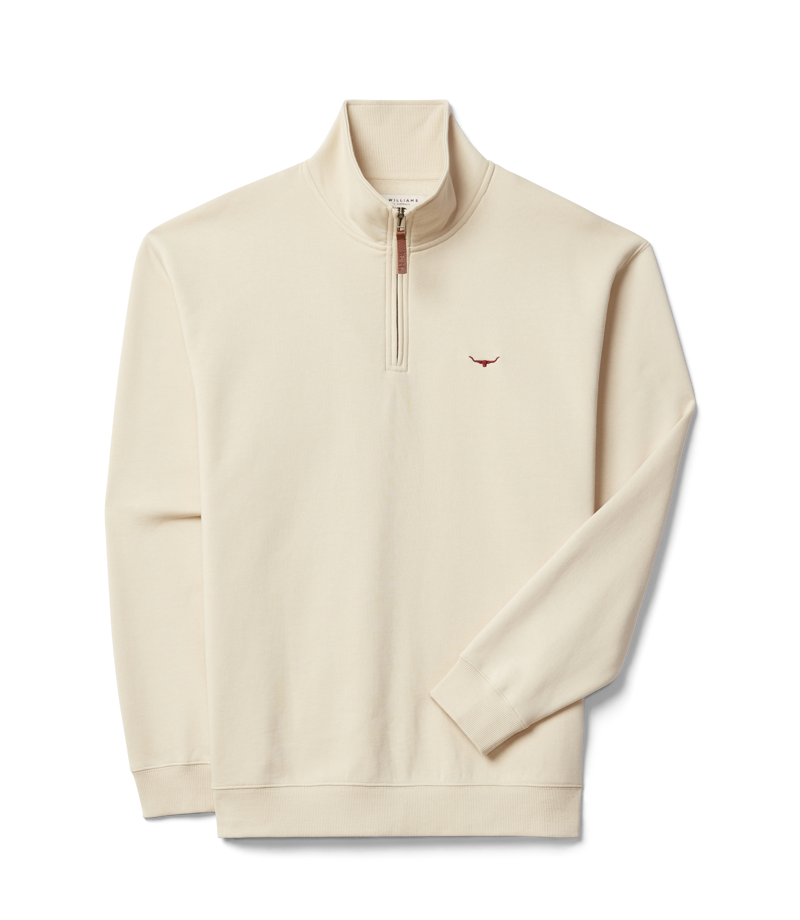  RM Williams Mulyungarie 1/4 Zip Sweatshirt Sand