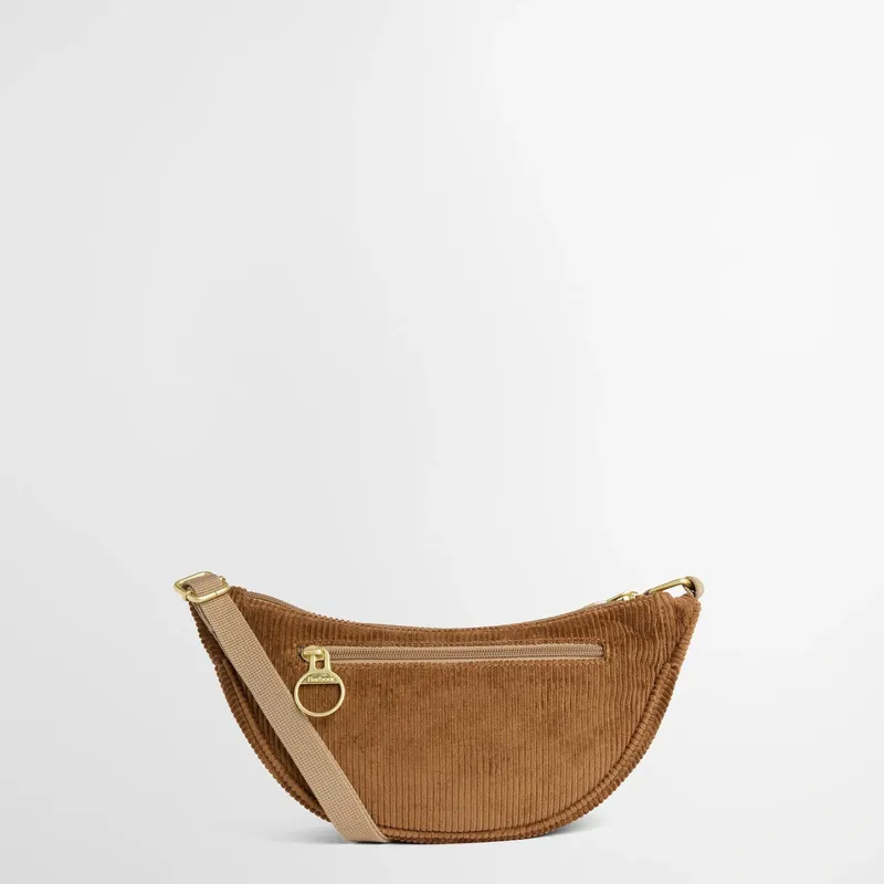 Barbour Mini Mia Cord Sling Bag in Brown-4