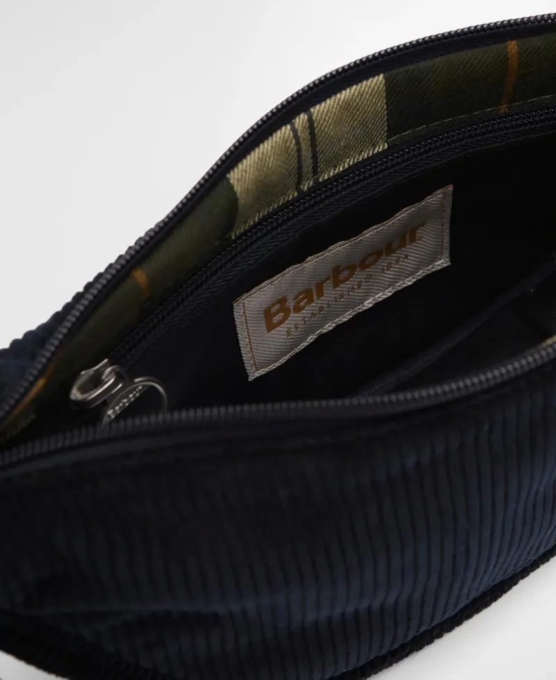 Barbour Mini Mia Cord Sling Bag in Dark Navy-1
