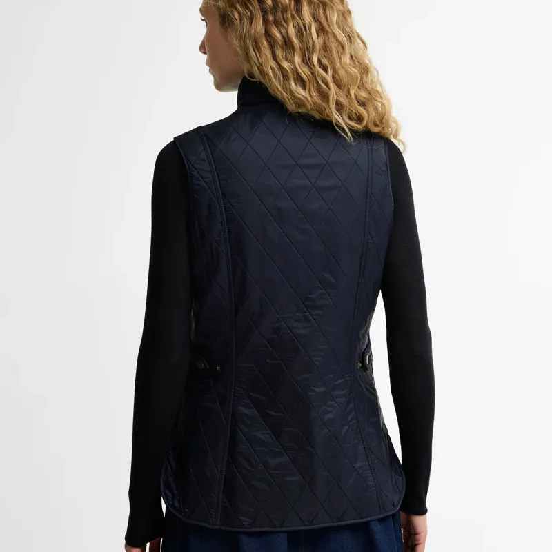 Barbour Wray Quilted Gilet in Navy-2