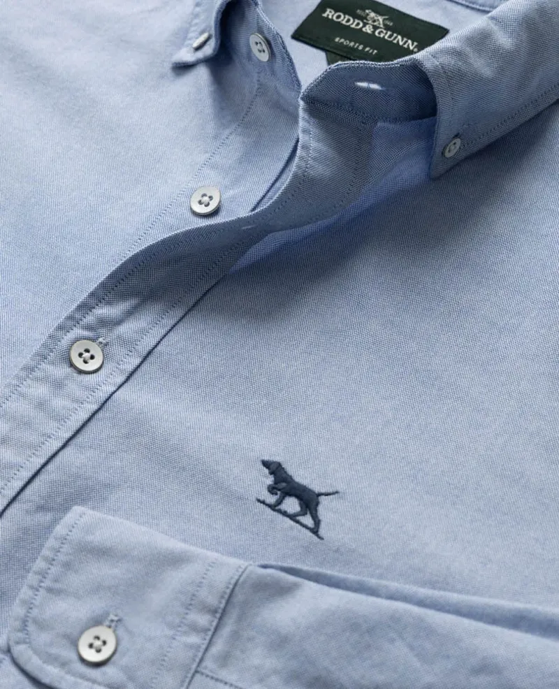 Rodd and Gunn Oxford Shirt in Arctic-5
