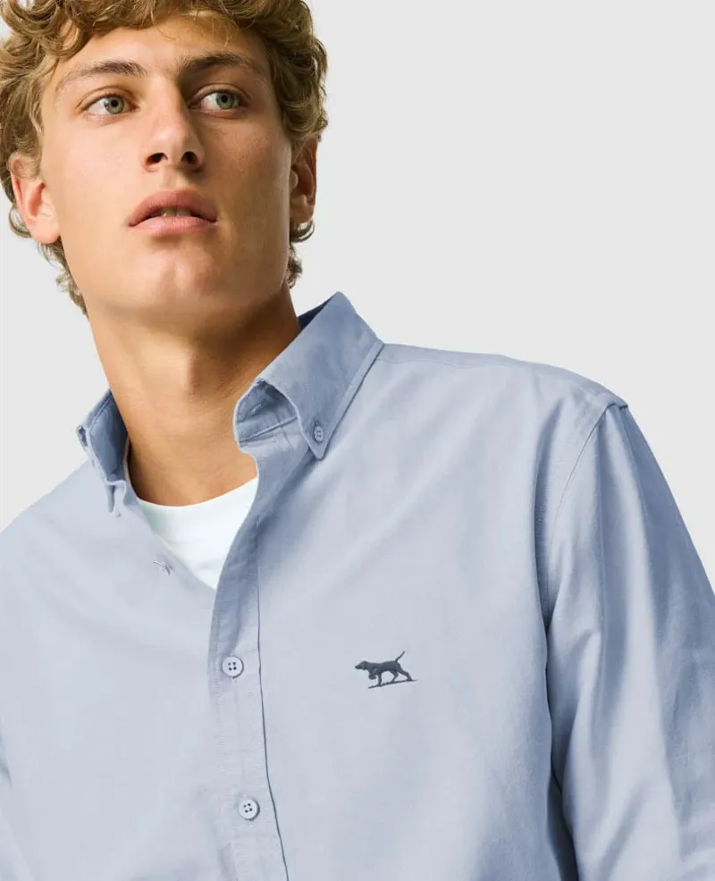 Rodd and Gunn Oxford Shirt in Arctic-4