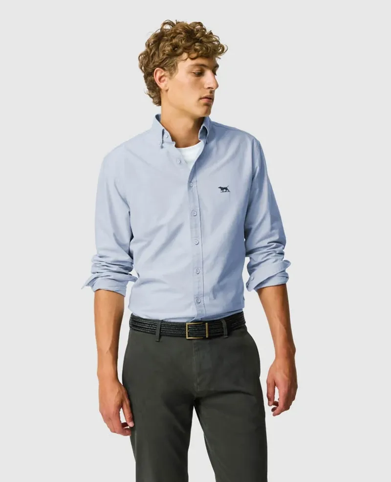 Rodd and Gunn Oxford Shirt in Arctic-1