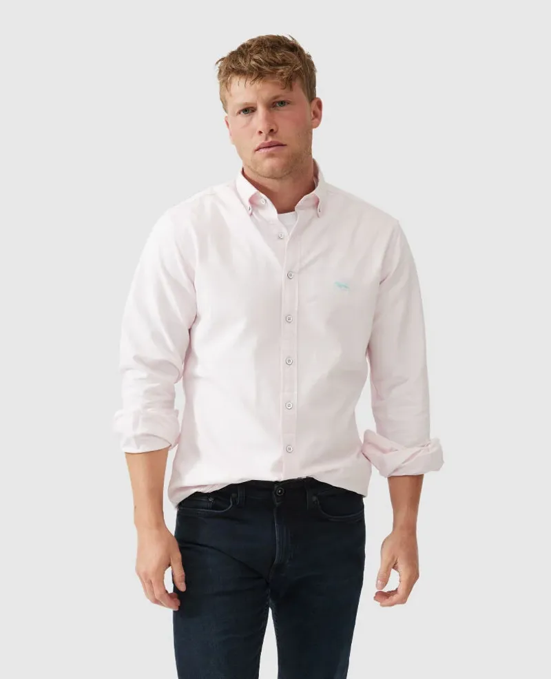 Rodd and Gunn Oxford Sports Fit Shirt Quartz-2
