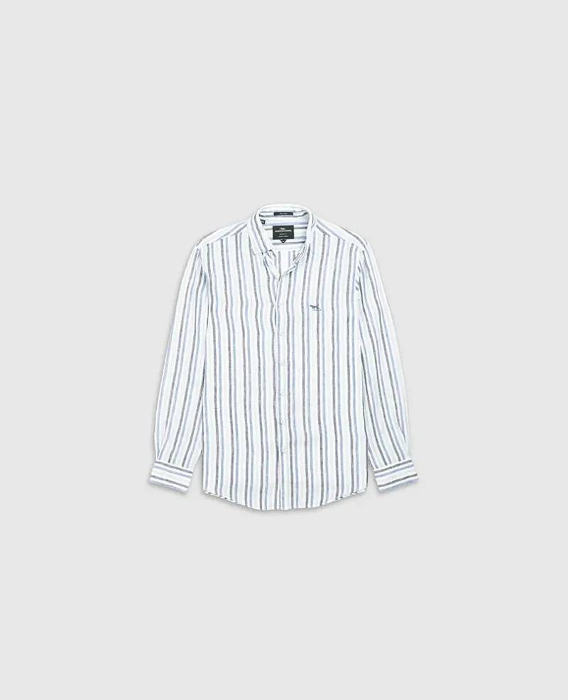 Rodd and Gunn Gimmerburn Linen Shirt Stonewash-1