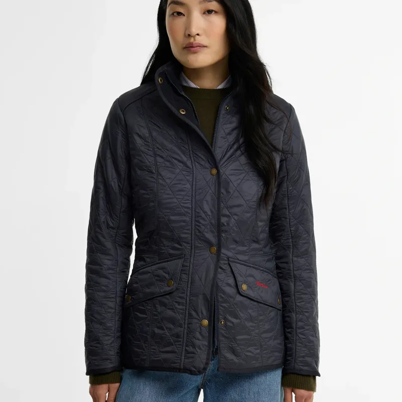 Barbour Cavalry Polarquilt Jacket in Navy-2