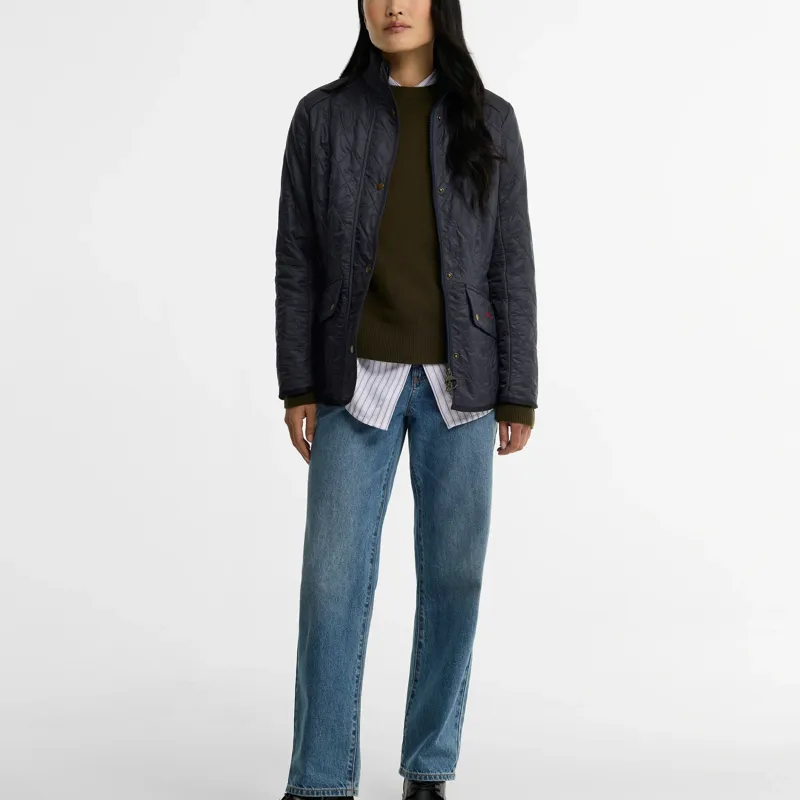 Barbour Cavalry Polarquilt Jacket in Navy-5