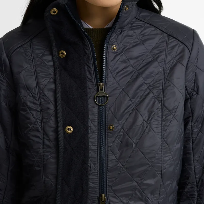 Barbour Cavalry Polarquilt Jacket in Navy-4