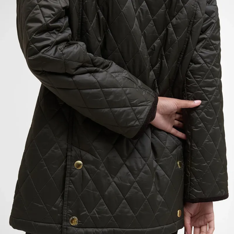 Barbour Modern Beadnell Quilted Jacket in Sage/Ancient-8