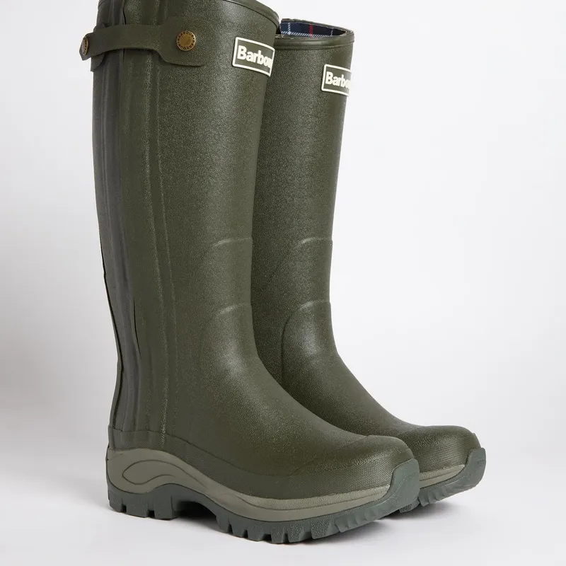 Barbour Women's Teesdale Tall Welly in Olive-1