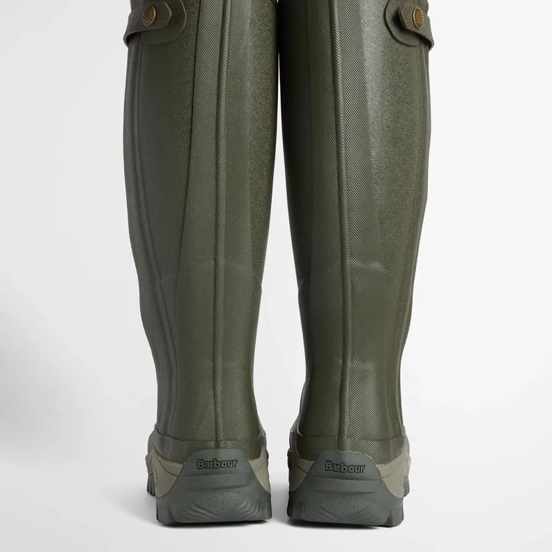 Barbour Women's Teesdale Tall Welly in Olive-2