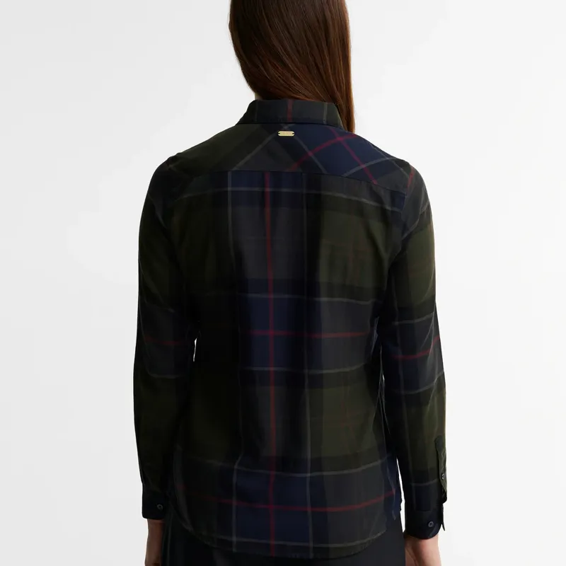 Barbour Bredon Check Long-Sleeved Shirt in Shadow Classic Tartan-2