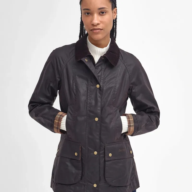 Barbour Beadnell Wax Jacket in Rustic-1