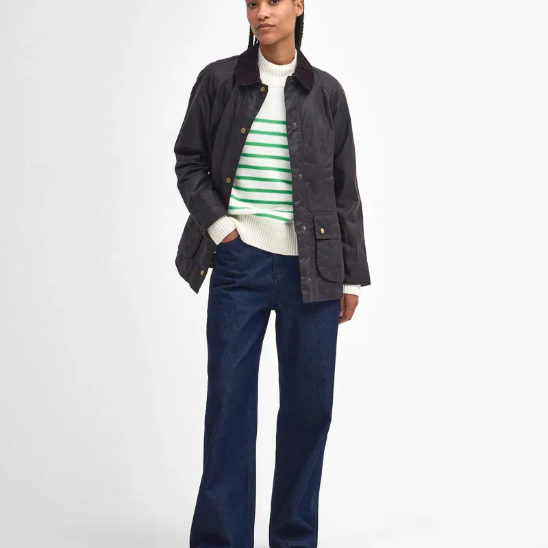 Barbour Beadnell Wax Jacket in Rustic-2