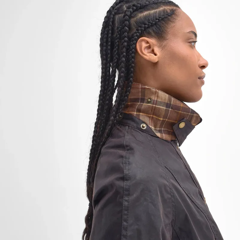 Barbour Beadnell Wax Jacket in Rustic-5