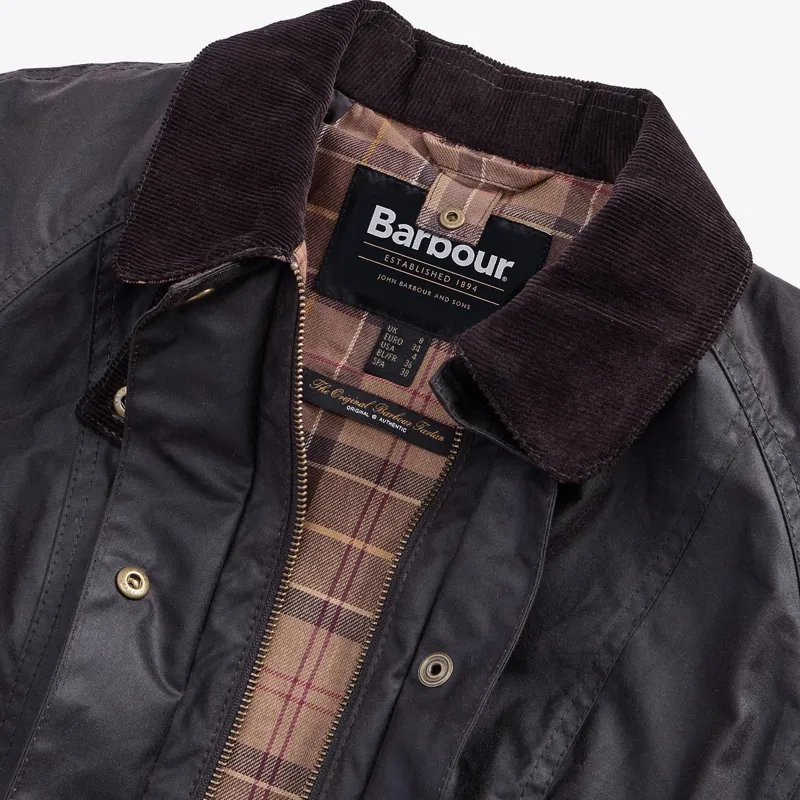 Barbour Beadnell Wax Jacket in Rustic-10