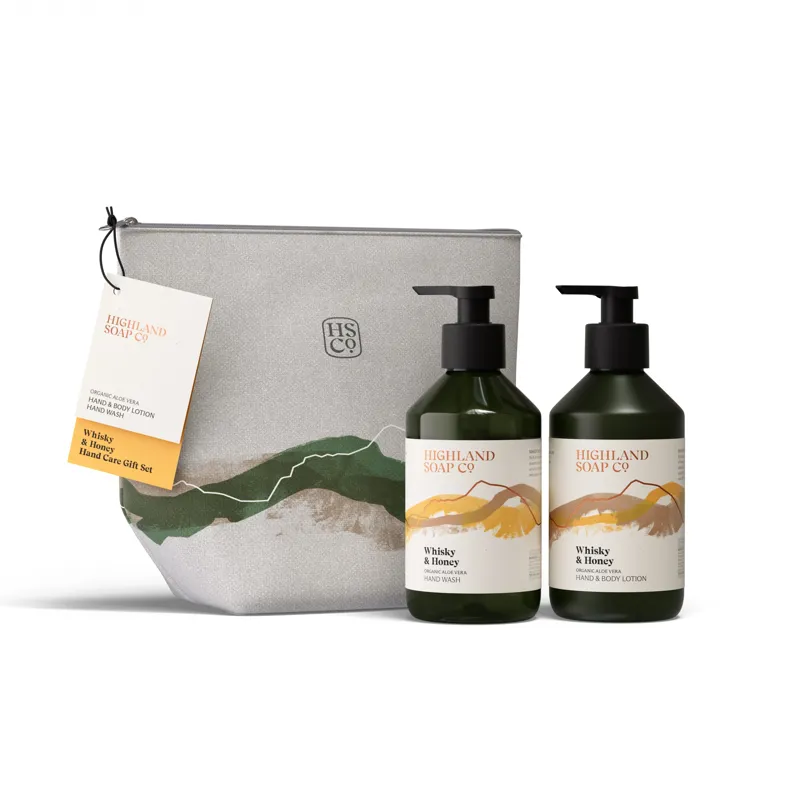 Highland Soap Co. Hand Care Gift Set in Whisky and Honey