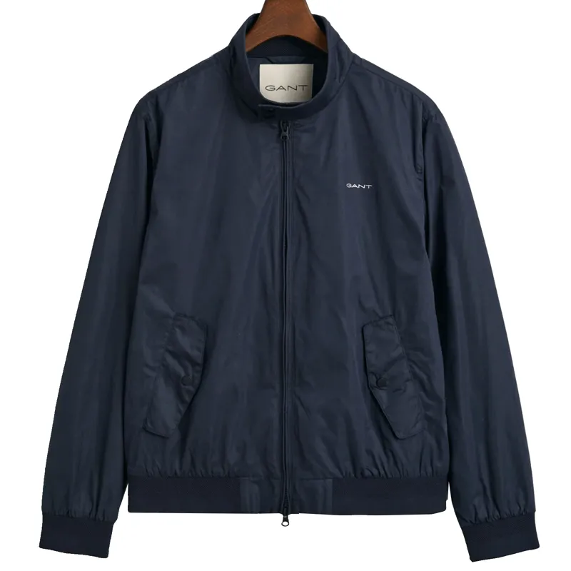 Gant Lightweight Harrington Jacket Evening Blue