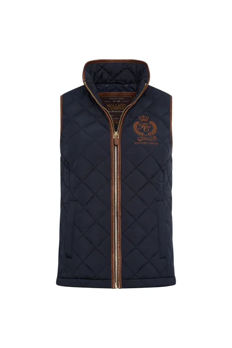 Holland Cooper Lightweight Country Gilet Ink Navy