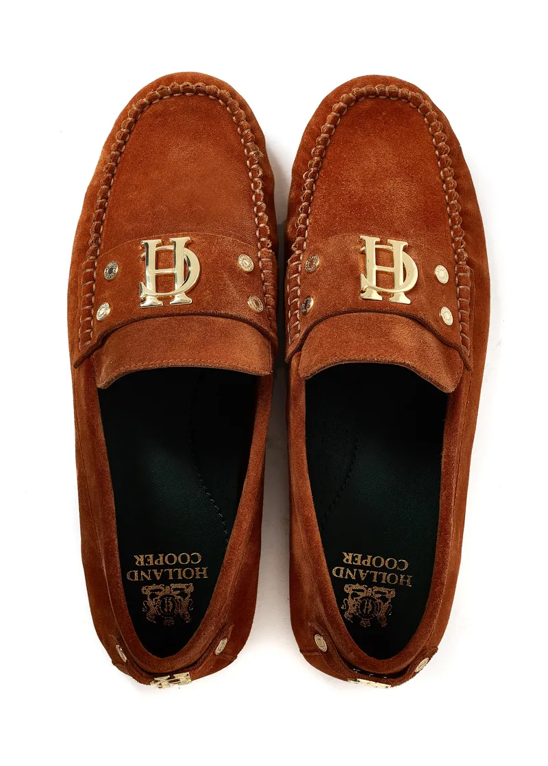 Holland Cooper Driving Loafer Tan-4