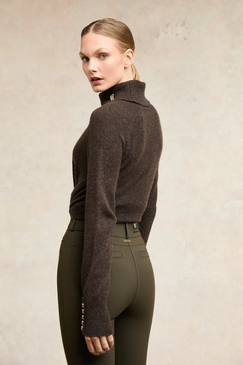 Holland Cooper Contour Trousers in Dark Olive-7