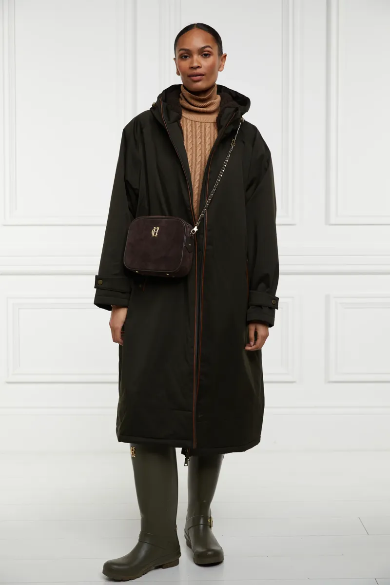 Holland Cooper One-Size Waterproof Coat Khaki-2