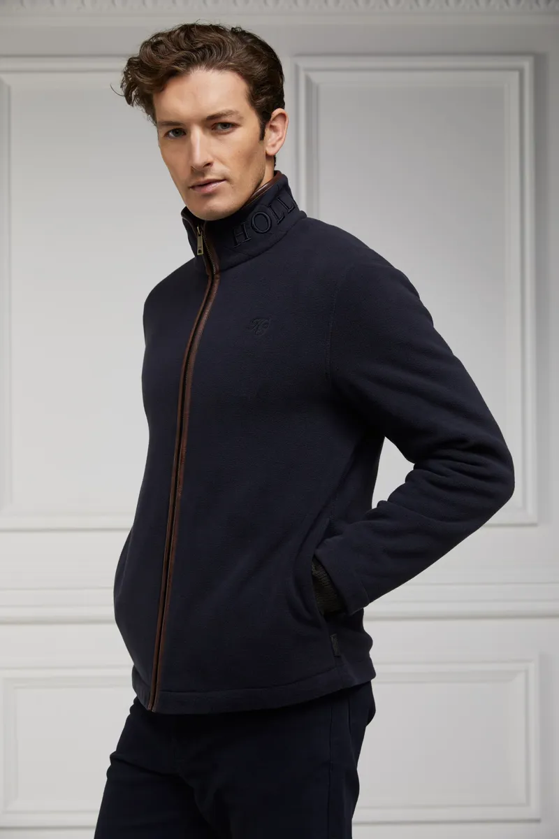 Holland Cooper Men's Country Fleece Jacket Ink Navy-1