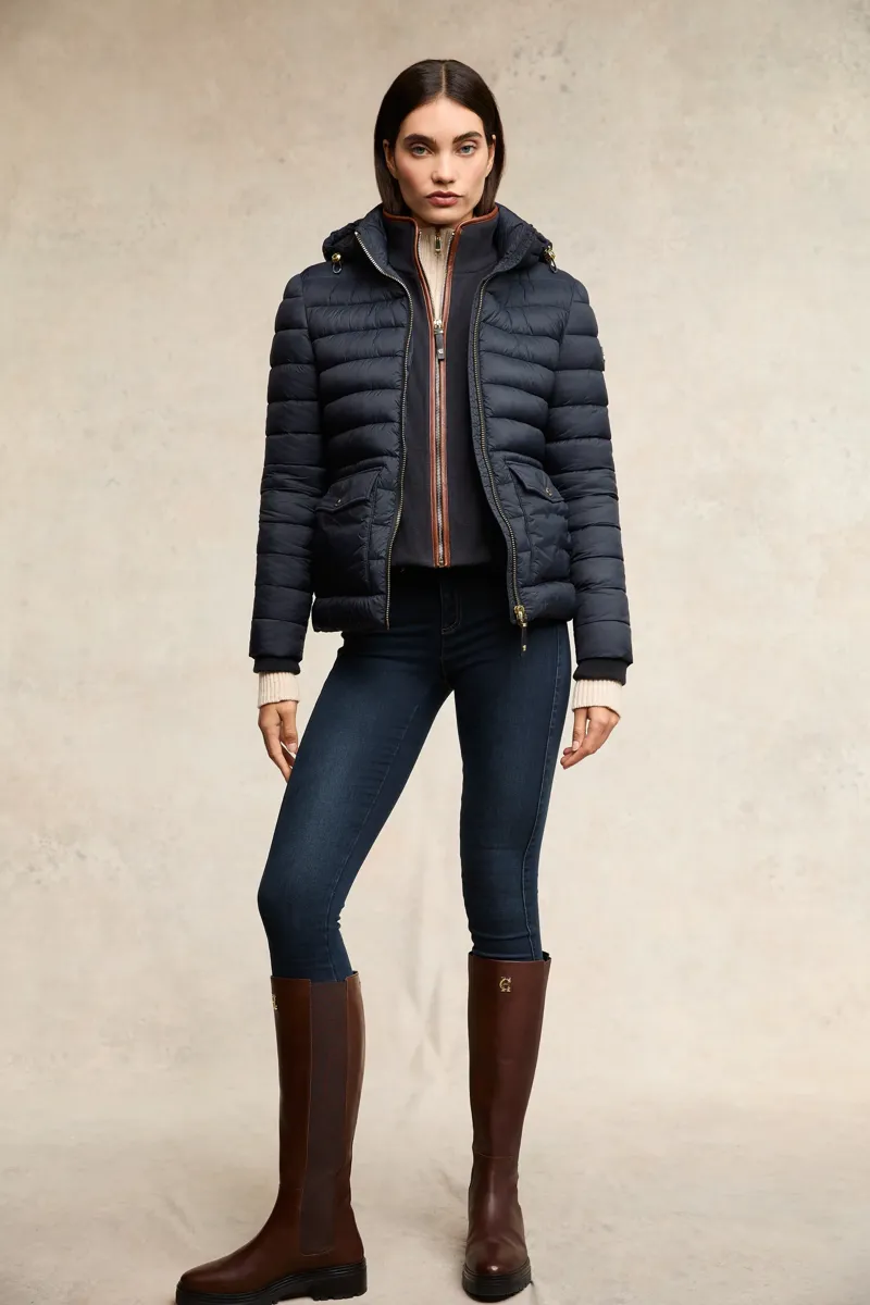 Holland Cooper Pearson Hybrid Jacket Ink Navy-1