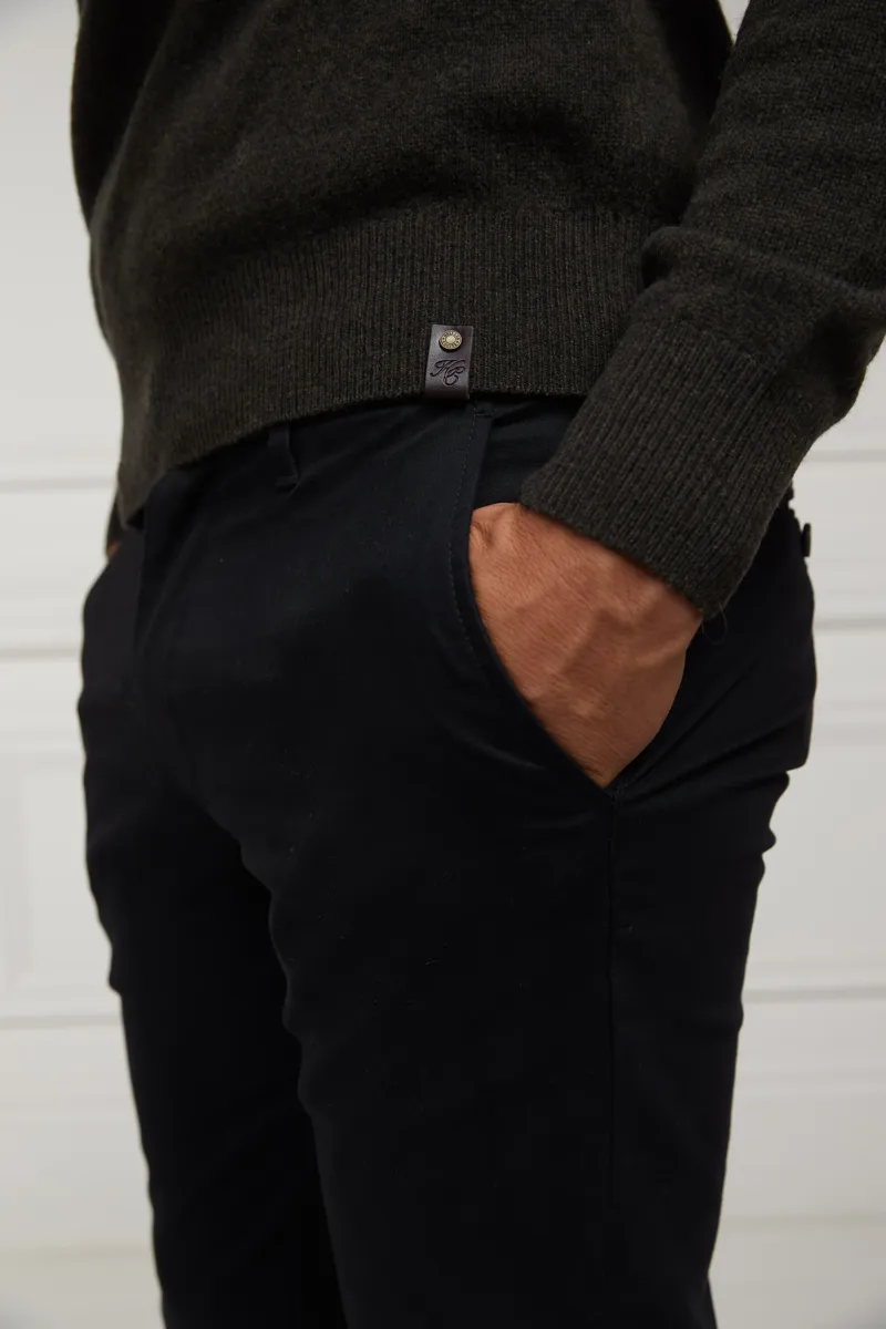 Holland Cooper Byron Roll Neck Knit Charcoal-4