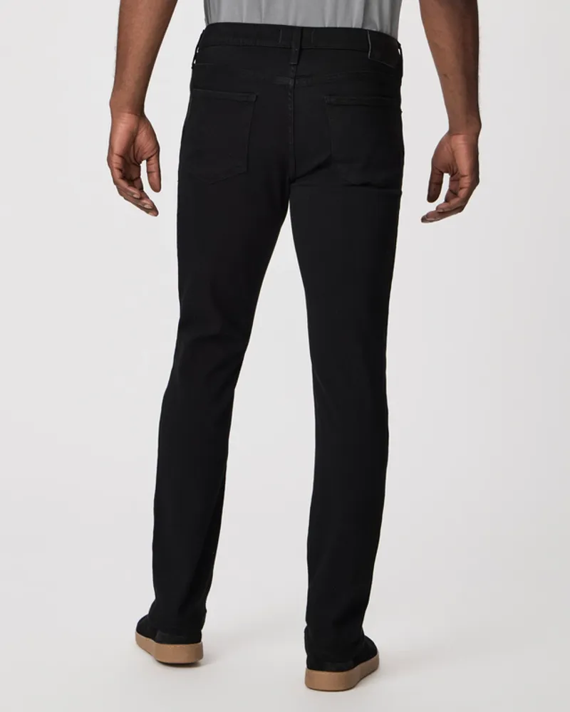 Paige Transcend Federal Slim Straight Jeans Black Shadow-2