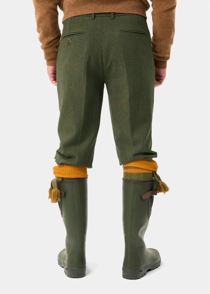 Alan Paine Men's Combrook Tweed Shooting Breeks Regular Fit in Mariner-3