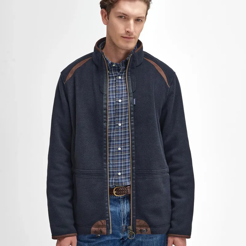 Barbour Langdale Fleece Jacket in Navy-1