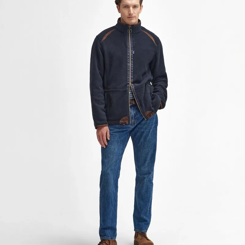 Barbour Langdale Fleece Jacket in Navy-2