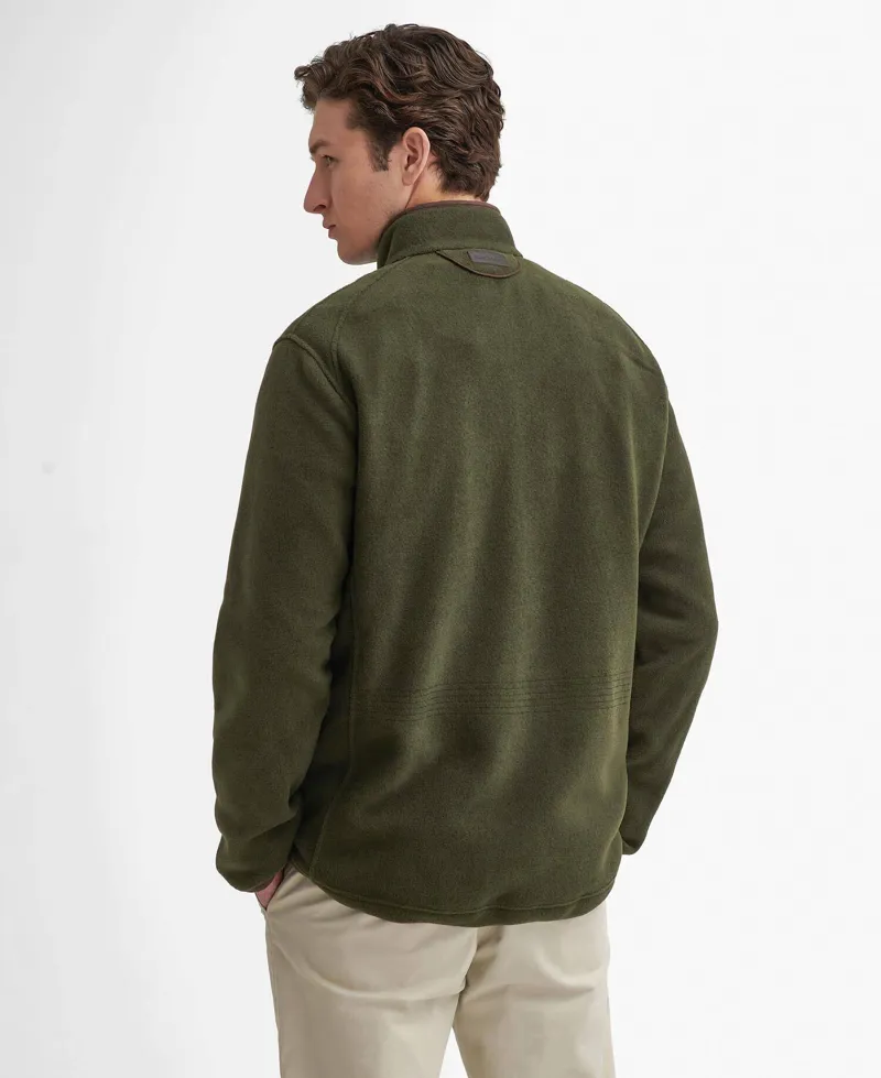 Barbour Langdale Fleece Jacket in Forest-3
