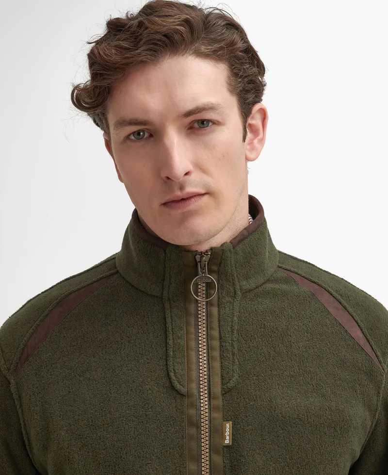 Barbour Langdale Fleece Jacket in Forest-4
