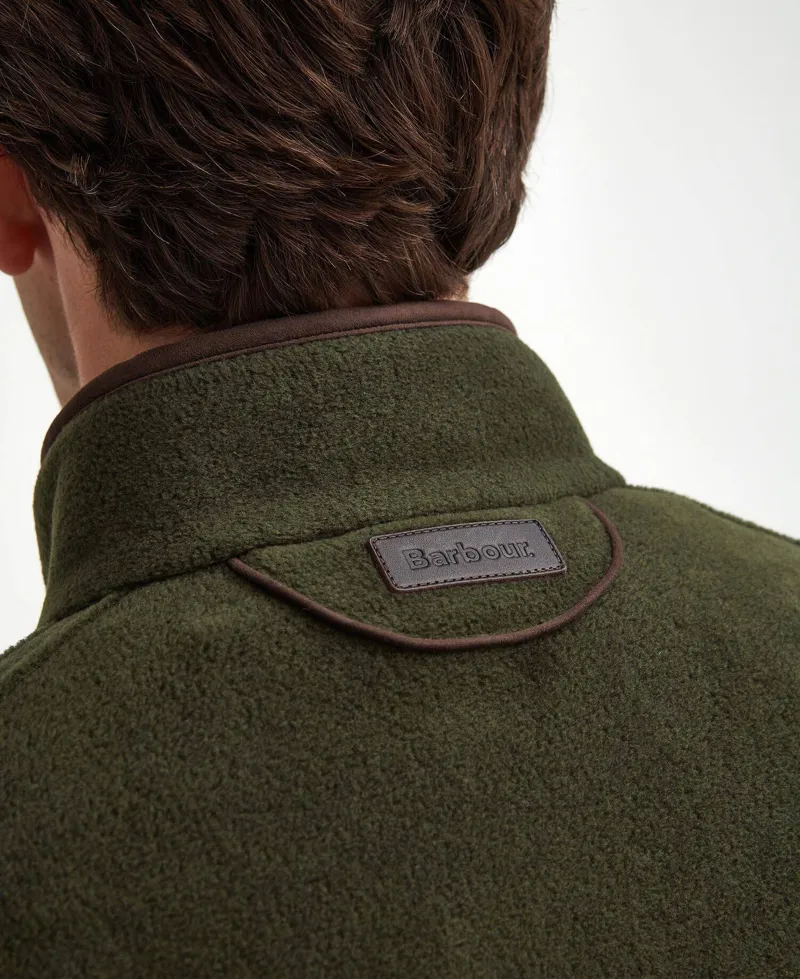 Barbour Langdale Fleece Jacket in Forest-6