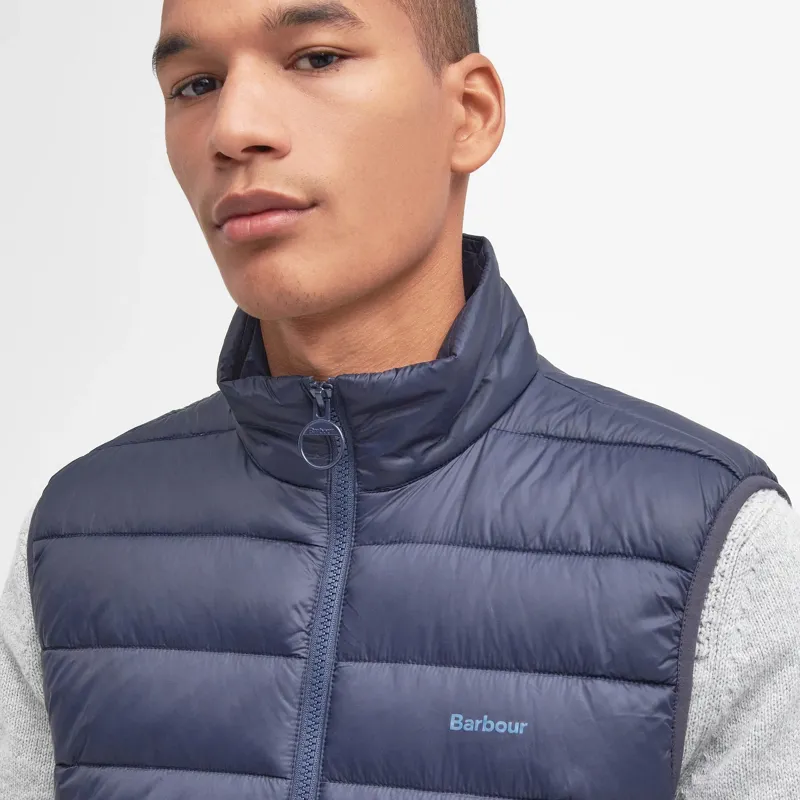 Barbour Bretby Puffer Gilet in Navy-4