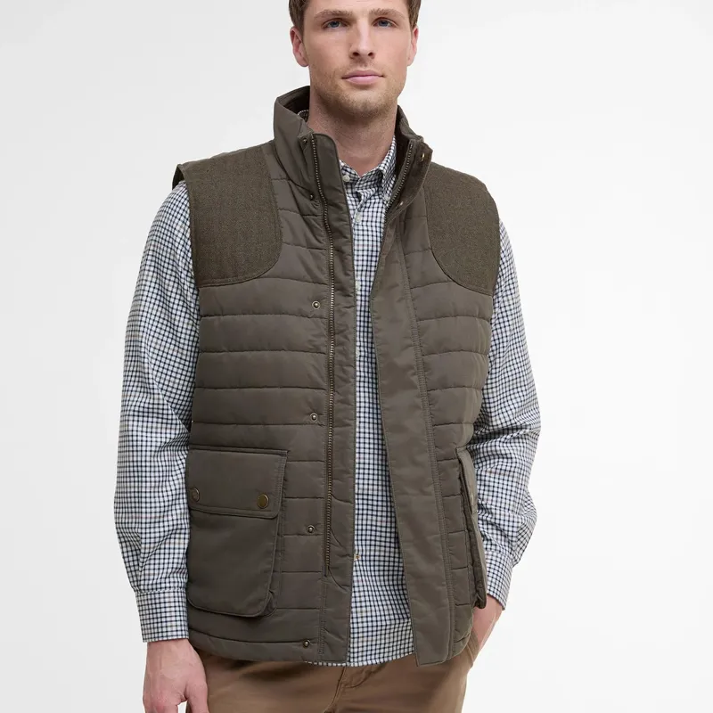 Barbour Bradford Gilet in Forest-1