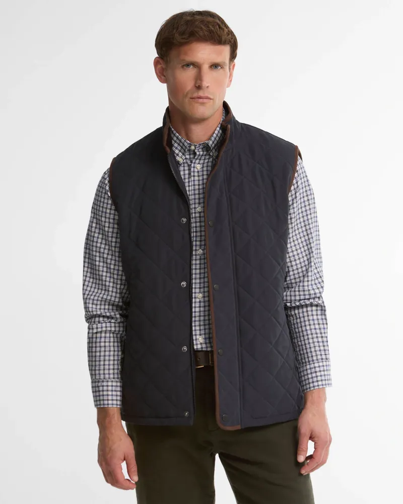 Barbour Rosley Polarquilt Gilet in Dark Navy-1