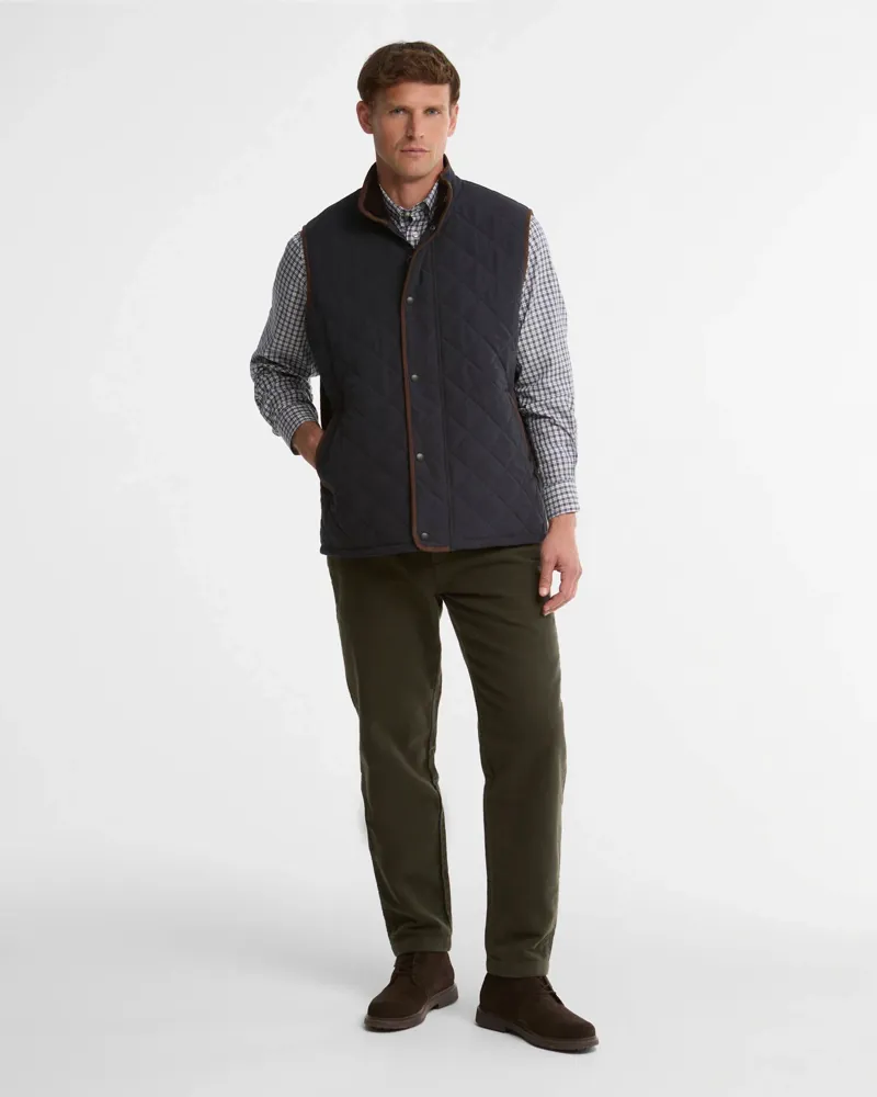 Barbour Rosley Polarquilt Gilet in Dark Navy-2