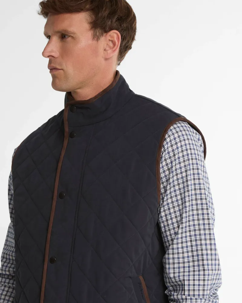 Barbour Rosley Polarquilt Gilet in Dark Navy-5