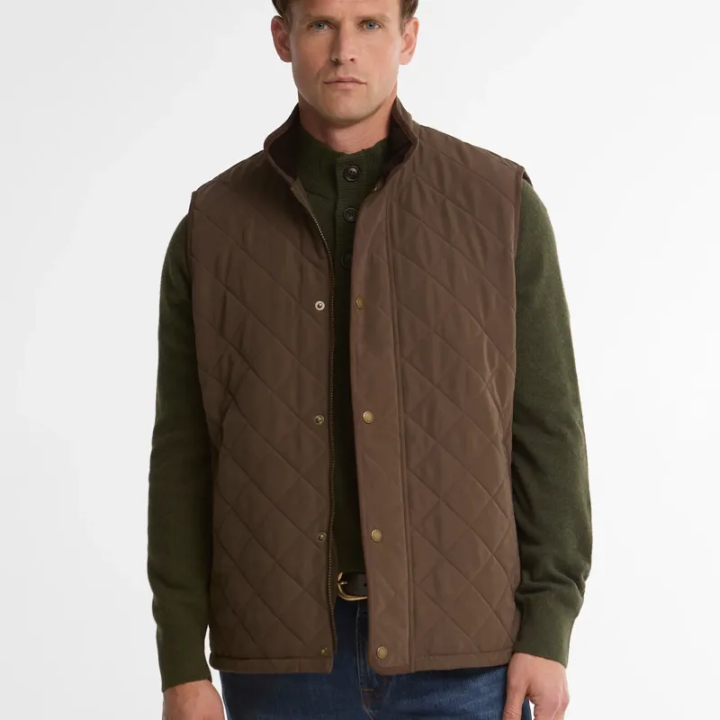 Barbour Rosley Polarquilt Gilet in Dark Olive-1