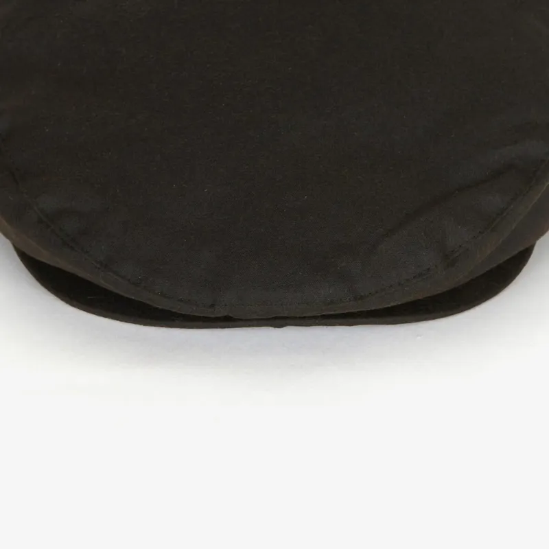 Barbour Waxed Flat Cap in Olive-4