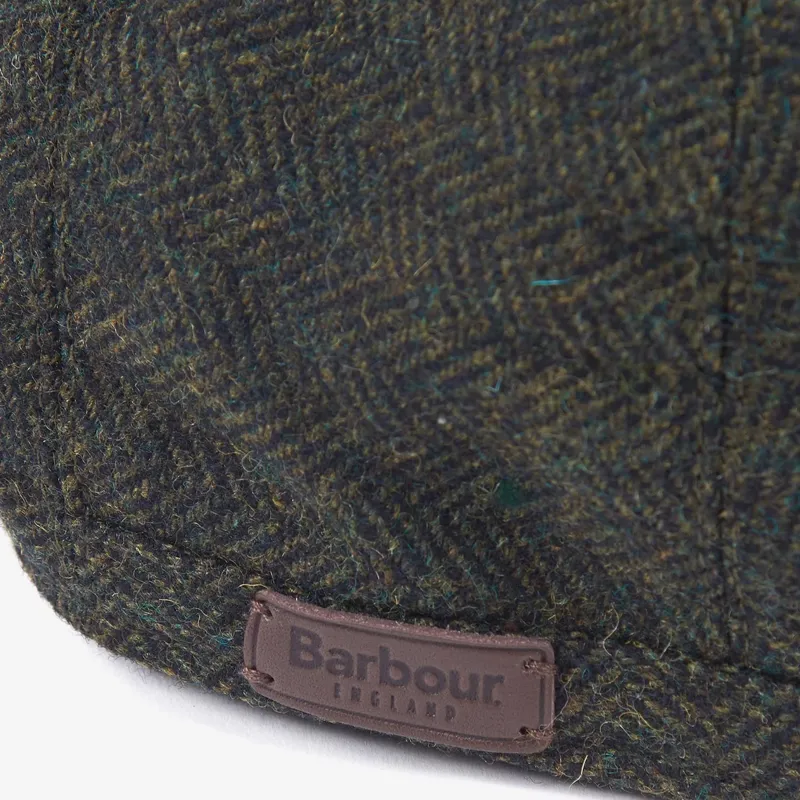 Barbour Barlow Flat Cap in Olive-2