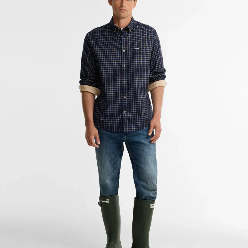 Barbour Bede Men's Tall Wellington Boots in Olive-1