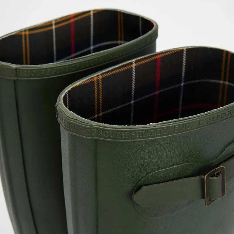 Barbour Bede Men's Tall Wellington Boots in Olive-6